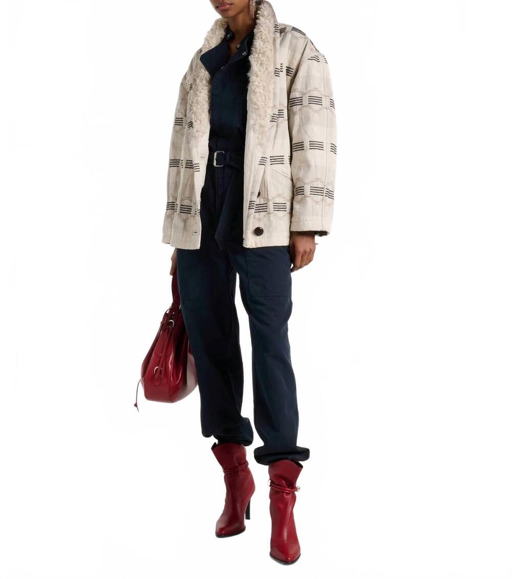 NEW ISABEL MARANT qayla jacket in ecru